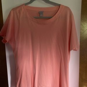 Lovely peach short sleeved blouse size 2